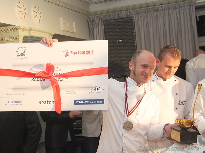 «Latvijas 2012. gada labākais pavārs» ir Kārlis Visockis no Tallink Hotel Riga 81778