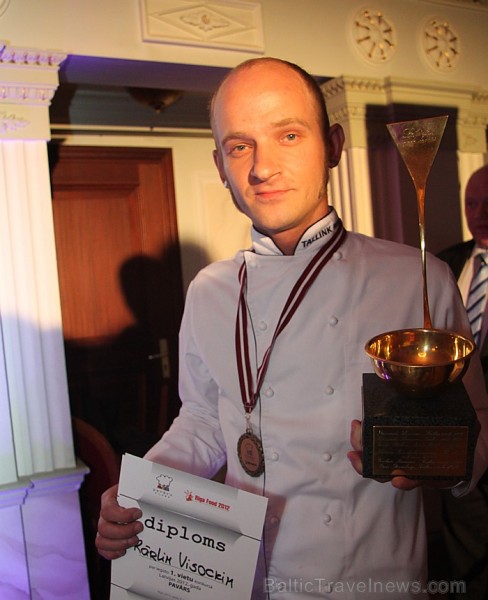 «Latvijas 2012. gada labākais pavārs» ir Kārlis Visockis no Tallink Hotel Riga 81780