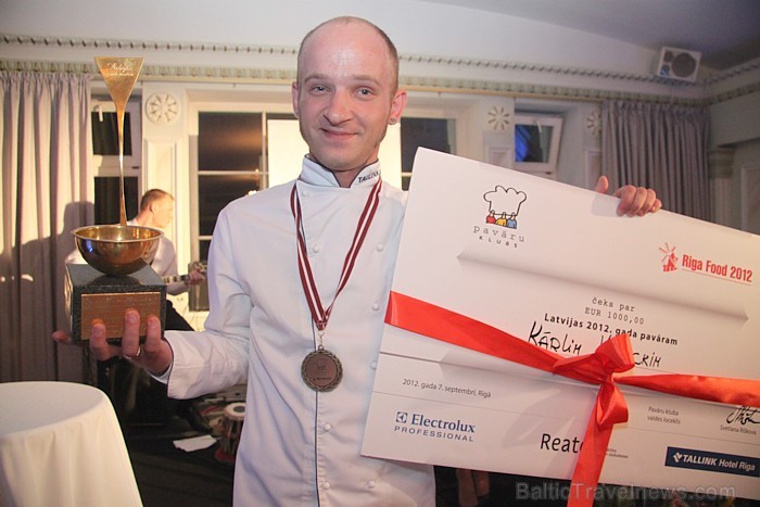 «Latvijas 2012. gada labākais pavārs» ir Kārlis Visockis no Tallink Hotel Riga 81781