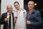 Latvijas 2012. gada labākais pavārs ir Kārlis Visockis (pirmais no kreisās) pārstāvot Tallink Hotel Rīga, 2. vietā ierindojās pavārs Juris Dukaļskis ( 1