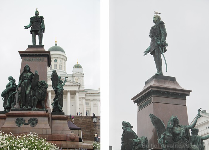 Piemineklis Krievijas caram Aleksandram II – šī cara valdīšanas laikā Somijā tika ieviesta vietējā valūta – Somijas marka, un somu valoda no vienkāršā Piemineklis Krievijas caram Aleksandram II – šī cara valdīšanas laikā Somijā tika ieviesta vietējā valūta – Somijas marka, un somu valoda no vienkāršā 81865