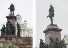 Piemineklis Krievijas caram Aleksandram II – šī cara valdīšanas laikā Somijā tika ieviesta vietējā valūta – Somijas marka, un somu valoda no vienkāršā 13