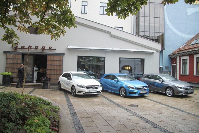 Jaunā Mercedes A-klase prezentējas vīna bārā un restorānā «Garage» Foto sponsors: www.garage.lv 82038