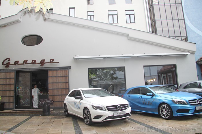 Jaunā Mercedes A-klase prezentējas vīna bārā un restorānā «Garage» Foto sponsors: www.garage.lv 82077