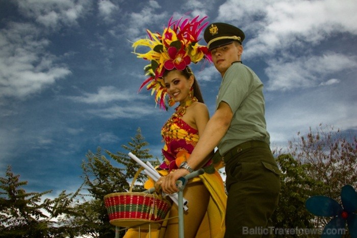 Bambuko kultūras festivāls ietver gan mūzikas, gan dejas, gan tērpu parādes elementus. Foto: www.colombia.travel 82625