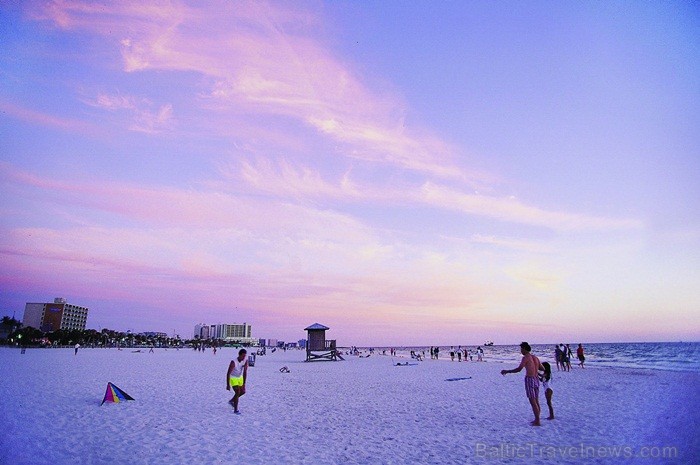 Saulainā Florida, kur saule spīd 300 dienas gadā, spēj apburt ikvienu. Foto: www.visitclearwaterflorida.com 82988