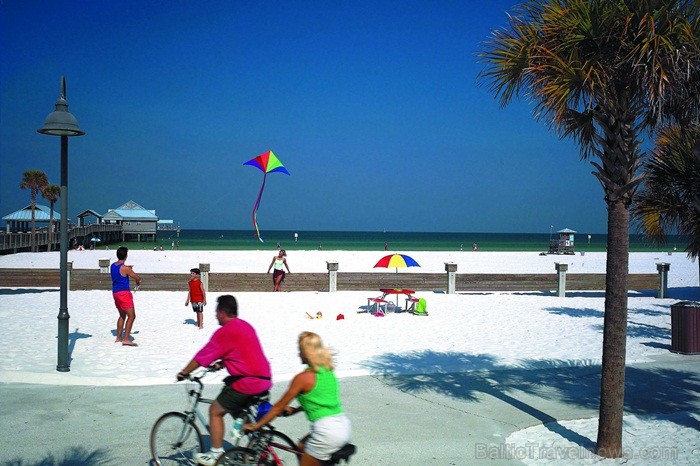 Saulainā Florida, kur saule spīd 300 dienas gadā, spēj apburt ikvienu. Foto: www.visitclearwaterflorida.com 82989