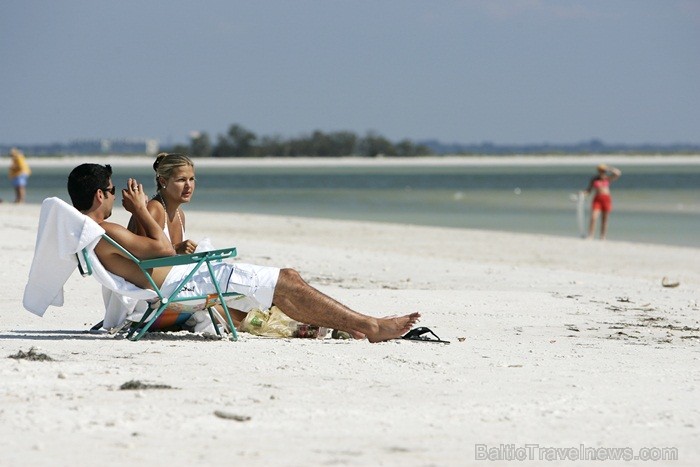 Saulainā Florida, kur saule spīd 300 dienas gadā, spēj apburt ikvienu. Foto: www.visitclearwaterflorida.com 82998