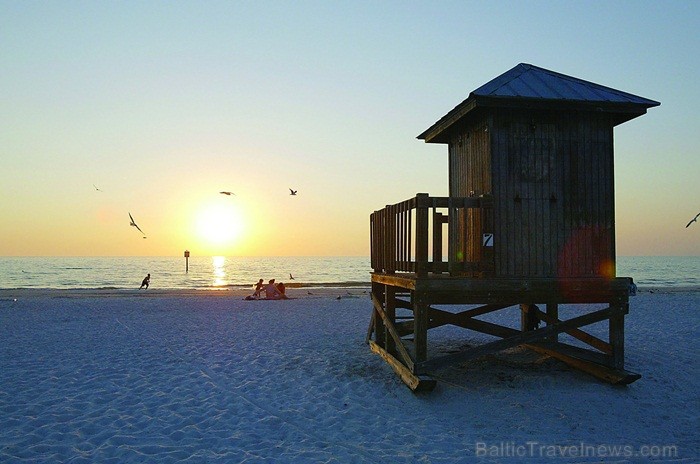 Saulainā Florida, kur saule spīd 300 dienas gadā, spēj apburt ikvienu. Foto: www.visitclearwaterflorida.com 82999