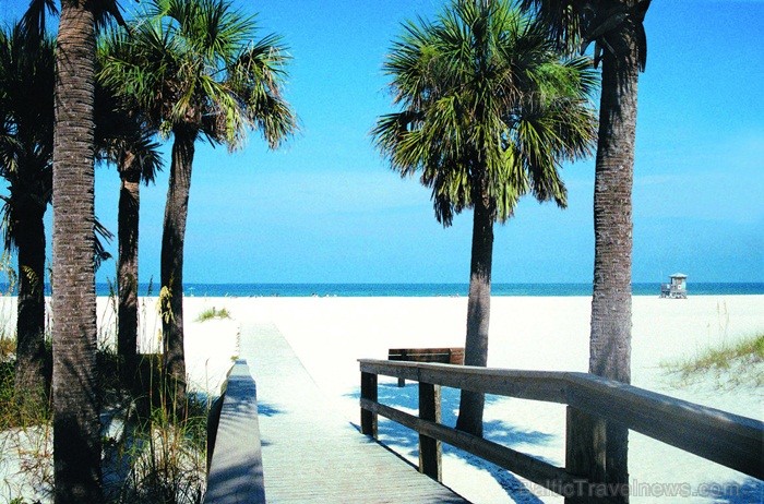 Saulainā Florida, kur saule spīd 300 dienas gadā, spēj apburt ikvienu. Foto: www.visitclearwaterflorida.com 83000
