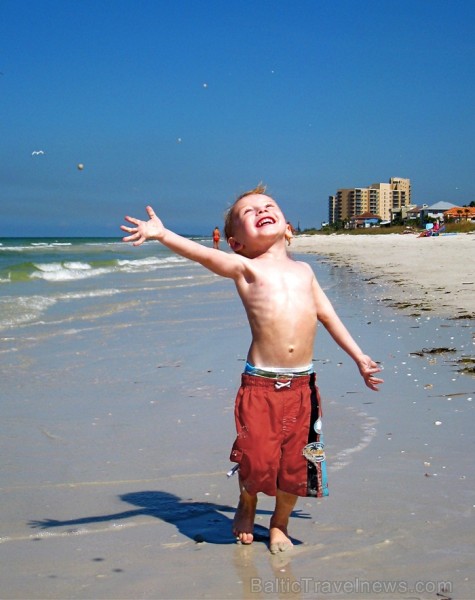 Saulainā Florida, kur saule spīd 300 dienas gadā, spēj apburt ikvienu. Foto: www.visitclearwaterflorida.com 83003