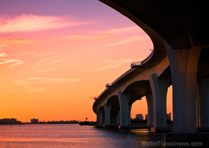Saulainā Florida, kur saule spīd 300 dienas gadā, spēj apburt ikvienu. Foto: www.visitclearwaterflorida.com 83010