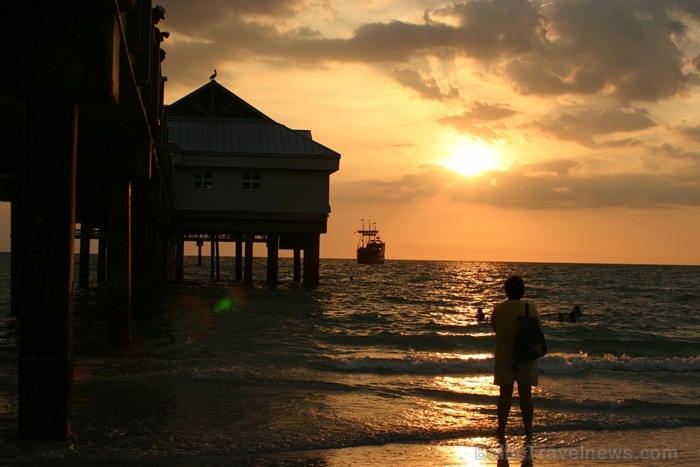 Saulainā Florida, kur saule spīd 300 dienas gadā, spēj apburt ikvienu. Foto: www.visitclearwaterflorida.com 83044
