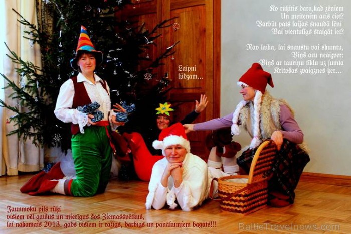 Paldies Jaunmoku pils rūķiem un personīgi Ilvai Valdmanei par Ziemassvētku apsveikumu! www.jaunmokupils.lv 86740