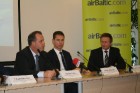 No kreisās: Martins Gauss- airBaltic izpilddirektors un valdes loceklis, Martins Sedlackis- airBaltic operatīvās vadības direktors un valdes loceklis, 9