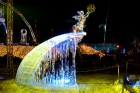 15. jubilejas gada skulptūras veidotas no rekordliela ledus daudzuma, bet skatītāji Jelgavā tika pārsteigti ar dažādiem priekšnesumiem un šoviem. www. 1