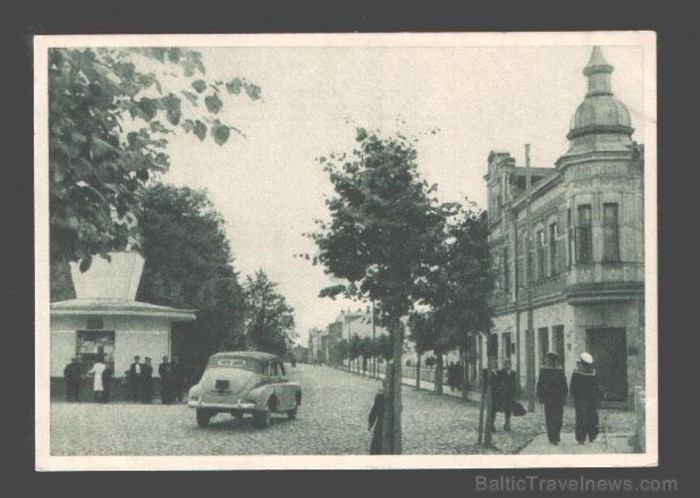 Ventspils. K.Marksa iela Ventspilī 1960. gadu sākumā. Foto: www.ventspils.lv 88895