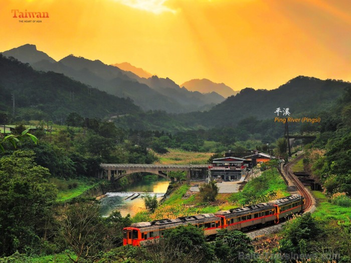 Ping upe ir nozīmīgs salas ūdens resurss. Ceļotāji var doties pa upi izbraucienos ar motorlaivām. Foto: www.taiwan.net.tw 88980