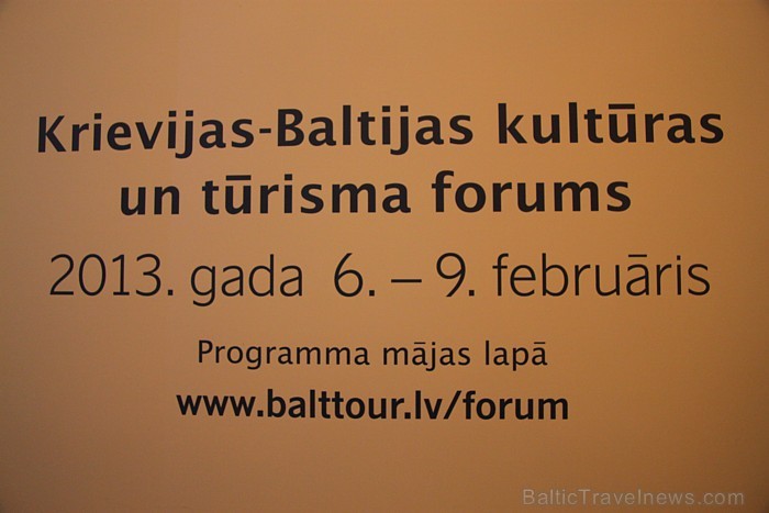 Baltijas-Krievijas kultūras un tūrisma forums (6.02-9.02.2013) viesnīcā Radisson Blu Daugava 89241
