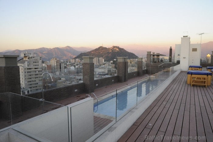 Mūsu viesnīcā Santiago bija lieliska jumta terase un  baseins... - www.traveltime.lv 89378