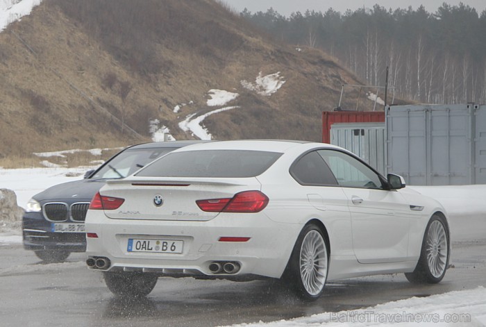 Pirmo reizi Latvijā BMW Alpina piedāvāja 11.04.2013 vienlaicīgi testēt 4 modeļus (D5, B5, B6 un B7) ar www.inchcape-bmauto.lv atbalstu 91803