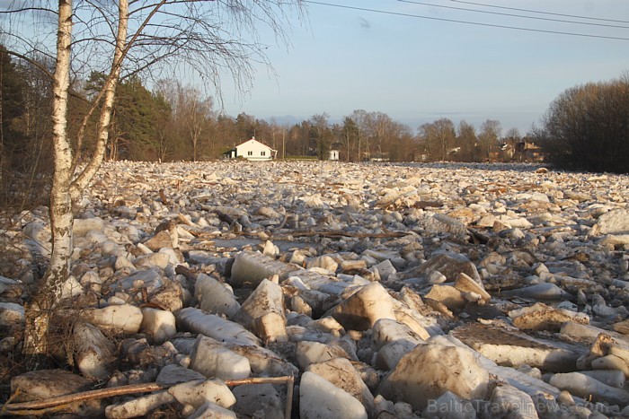 Ogres upes plūdi piesaista daudzus ziņkārīgos un Ogres viesus - wwwLatvijasCentrs.lv 92242