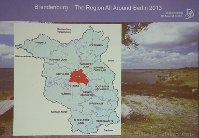 Brandenburgas (Reiseland-Brandenburg.de) un Berlīnes (Visitberlin.de) tūrisma biroji prezentē savus ceļojumu galamērķus 92581