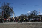 Rīgas velo nedēļas 2013 ietvaros velosipēdisti pie Brīvības pieminekļa pulcējās uz Rīga velo parādi - iepazīsti Pārdaugavu. 39
