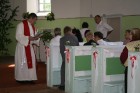 Vasarsvētkos (19.05.2013) Ērberģes evaņģēliski luteriskajā baznīcā norisinājās iesvētības, kas pirmo reizi pēc vairāku gadu pārtraukuma pulcēja piecus 3