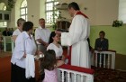 Vasarsvētkos (19.05.2013) Ērberģes evaņģēliski luteriskajā baznīcā norisinājās iesvētības, kas pirmo reizi pēc vairāku gadu pārtraukuma pulcēja piecus 8