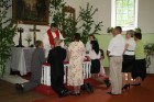 Vasarsvētkos (19.05.2013) Ērberģes evaņģēliski luteriskajā baznīcā norisinājās iesvētības, kas pirmo reizi pēc vairāku gadu pārtraukuma pulcēja piecus 12