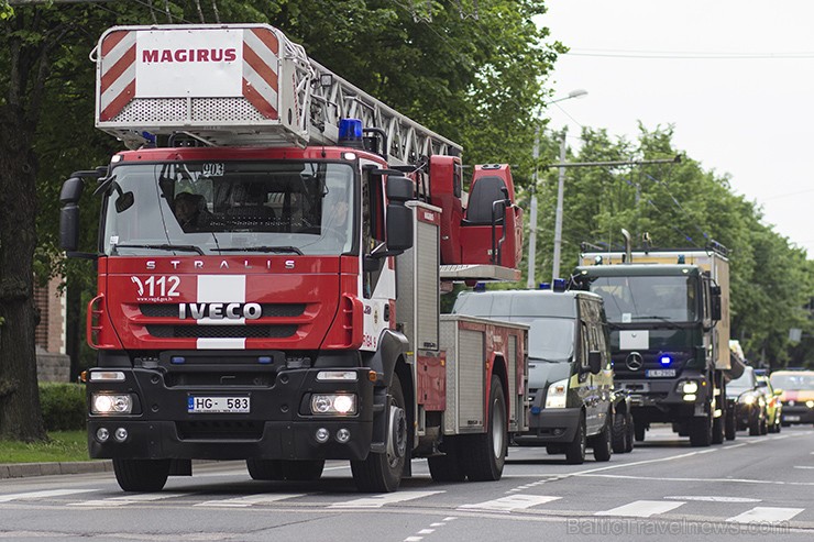 Valsts ugunsdzēsības un glābšanas dienesta rīcībā esošās Iveco Magirus autokāpnes 94834