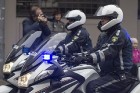 Parādē ļoti plaši tika pārstāvēti motociklisti no dažādām policijas struktūrvienībām 7