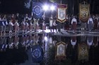Svētdien, 30. jūnijā, Dziesmusvētku parkā Viesturdārzā notika Dziesmu un deju svētku atklāšanas pasākums ar tradicionālo virsdiriģentu un virsvadītaju 18