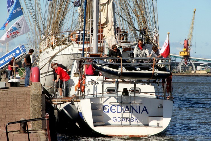 Starptautiskās burukuģu un jahtu regates The Tall Ships Races 2013 dalībnieki pirms došanās uz Rīgu ieradās Ventspilī, kur tos varēja apskatīt Ostas i 101308