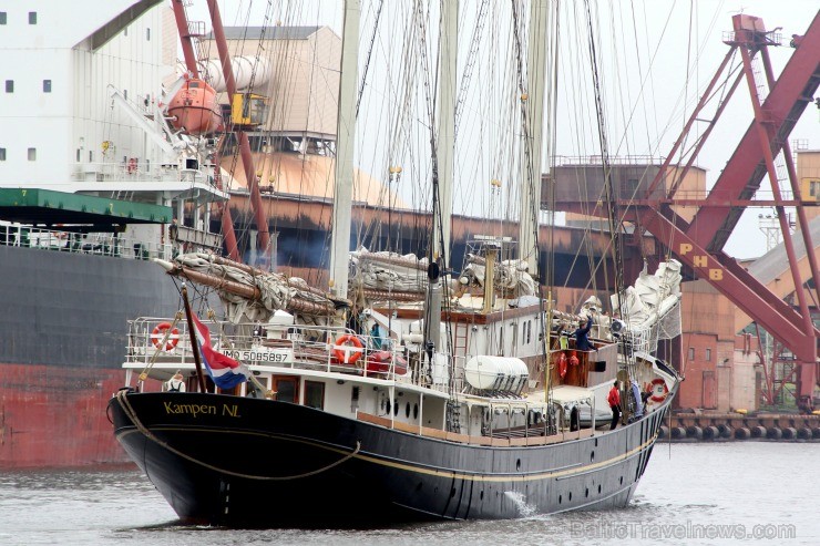 Starptautiskās burukuģu un jahtu regates The Tall Ships Races 2013 dalībnieki pirms došanās uz Rīgu ieradās Ventspilī, kur tos varēja apskatīt Ostas i 101377