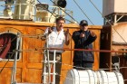 Starptautiskās burukuģu un jahtu regates The Tall Ships Races 2013 dalībnieki pirms došanās uz Rīgu ieradās Ventspilī, kur tos varēja apskatīt Ostas i 5