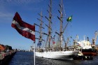 Starptautiskās burukuģu un jahtu regates The Tall Ships Races 2013 dalībnieki pirms došanās uz Rīgu ieradās Ventspilī, kur tos varēja apskatīt Ostas i 8