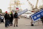 Starptautiskās burukuģu un jahtu regates The Tall Ships Races 2013 dalībnieki pirms došanās uz Rīgu ieradās Ventspilī, kur tos varēja apskatīt Ostas i 40