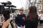 Starptautiskās burukuģu un jahtu regates The Tall Ships Races 2013 dalībnieki pirms došanās uz Rīgu ieradās Ventspilī, kur tos varēja apskatīt Ostas i 60