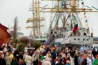Starptautiskās burukuģu un jahtu regates The Tall Ships Races 2013 dalībnieki pirms došanās uz Rīgu ieradās Ventspilī, kur tos varēja apskatīt Ostas i 65
