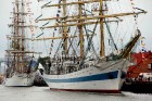 Starptautiskās burukuģu un jahtu regates The Tall Ships Races 2013 dalībnieki pirms došanās uz Rīgu ieradās Ventspilī, kur tos varēja apskatīt Ostas i 71
