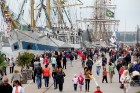 Starptautiskās burukuģu un jahtu regates The Tall Ships Races 2013 dalībnieki pirms došanās uz Rīgu ieradās Ventspilī, kur tos varēja apskatīt Ostas i 82