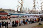 Starptautiskās burukuģu un jahtu regates The Tall Ships Races 2013 dalībnieki pirms došanās uz Rīgu ieradās Ventspilī, kur tos varēja apskatīt Ostas i 94