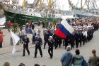Starptautiskās burukuģu un jahtu regates The Tall Ships Races 2013 dalībnieki pirms došanās uz Rīgu ieradās Ventspilī, kur tos varēja apskatīt Ostas i 99
