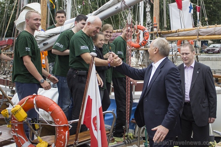 Prezidents Andris Bērziņš apmeklē Regates «The Tall Ships Races 2013» dalībniekus 101638