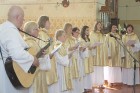 Kaplavas koris ar baznīcas garīgo dziesmu priekšnesumu viesojas Skaistas Svētā Antona Romas katoļu baznīcā 23