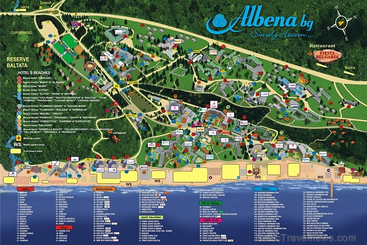 Albena ir viens no 9 Bulgārijas kūrortiem, kas ir ieguvis novērtējumu - Zilo karogu par ekoloģiski tīrām pludmalēm.
Foto sponsors: www.novatours.lv 103665
