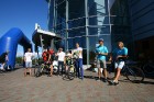 Gatavojoties 8. septembrī gaidāmajam 23. Latvijas riteņbraucēju Vienības velobraucienam, piektdien Rīgā notika lielajam velonotikumam veltīts slēpņoša 26