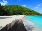 Anse Georgette - vēl viena Praslin salas pludmale ar baltām smiltīm un tirkīzzilu ūdeni. 26